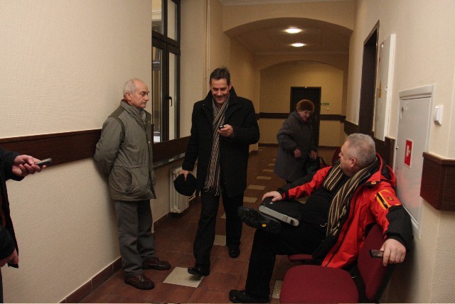 Arseniusz Finster (w środku) i Mariusz Janik (po prawej)...