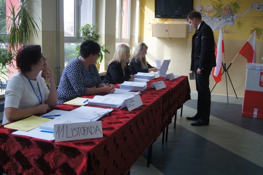 Wybory parlamentarne Radomsko 2015: Głosowanie w Radomsku