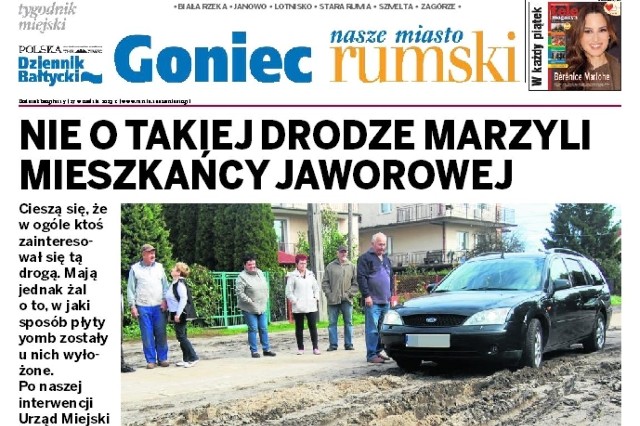 Informacje Rumia: Co w dzisiejszym "Gońcu"?