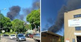 Kłęby czarnego dymu znów nad Śląskiem - ZDJĘCIA. To pożar w Świętochłowicach! Obok zakładu ArcelorMittal płoną...