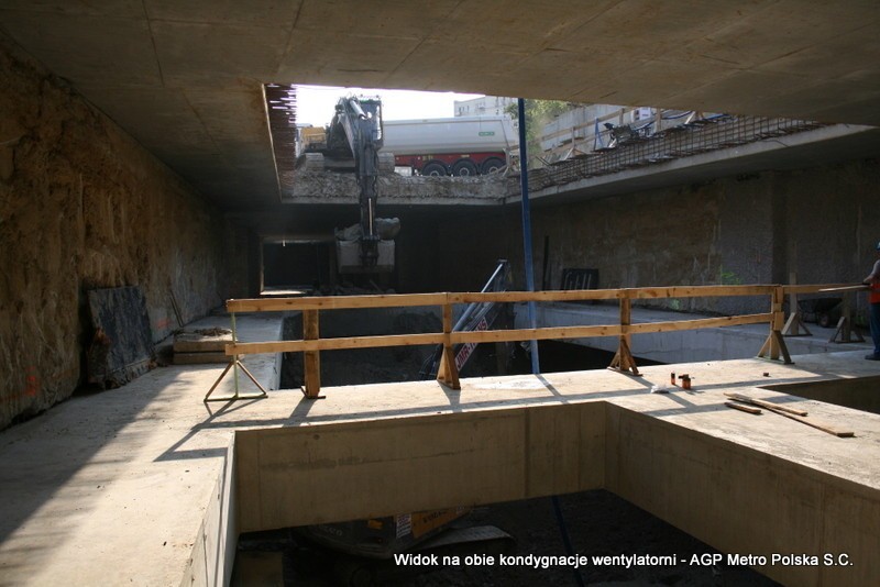 Oddychające tunele II linii metra: Zamontują wentylatornię