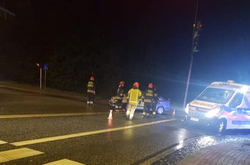 Na skrzyżowaniu ulic Rybnickiej i Pszowskiej skuter zderzył...