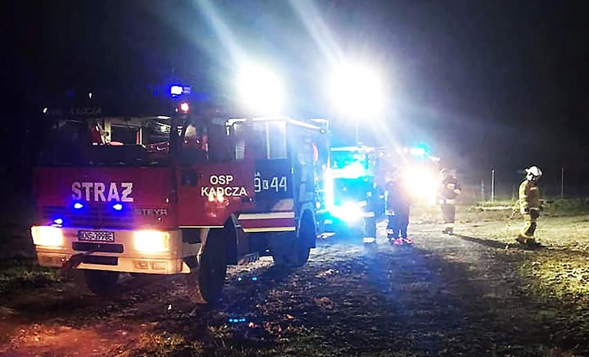 Nocny ogień w dolinie Dunajca. Zapalił się dom w Kadczy