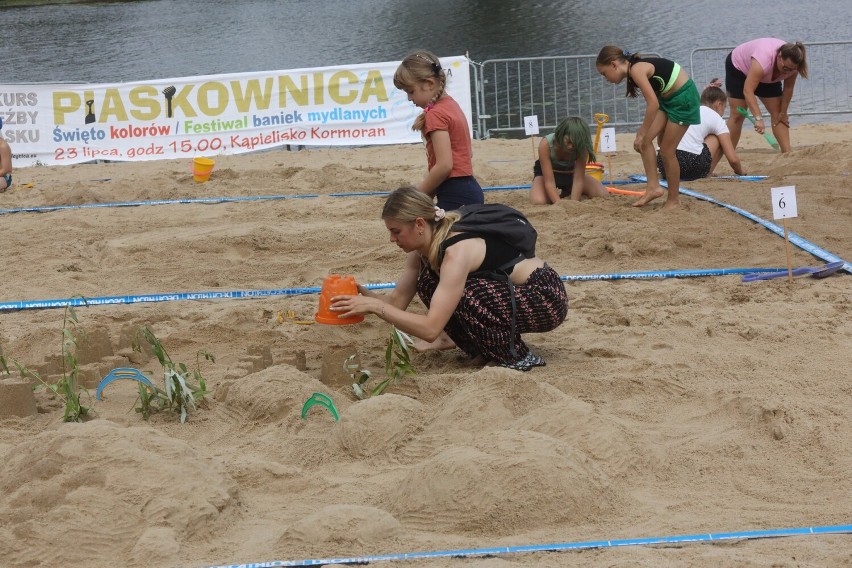 Konkurs rzeźby w piasku Piaskownica 2022 na Kormoranie w Legnicy, zobaczcie zdjęcia