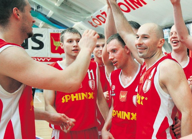 Wiele radosnych chwil przeżyli koszykarze ŁKS Sphinx w półfinale