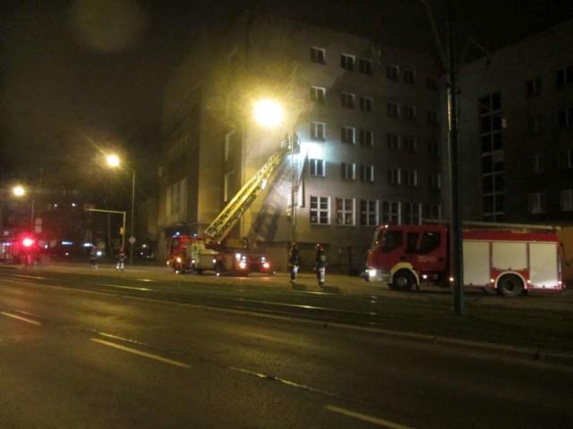 Akcja straży pożarnej zablokowała ruch