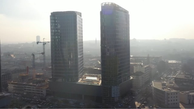 Jak wygląda plac budowy Global Office Park w Katowicach? Zobaczcie to na zdjęciach!