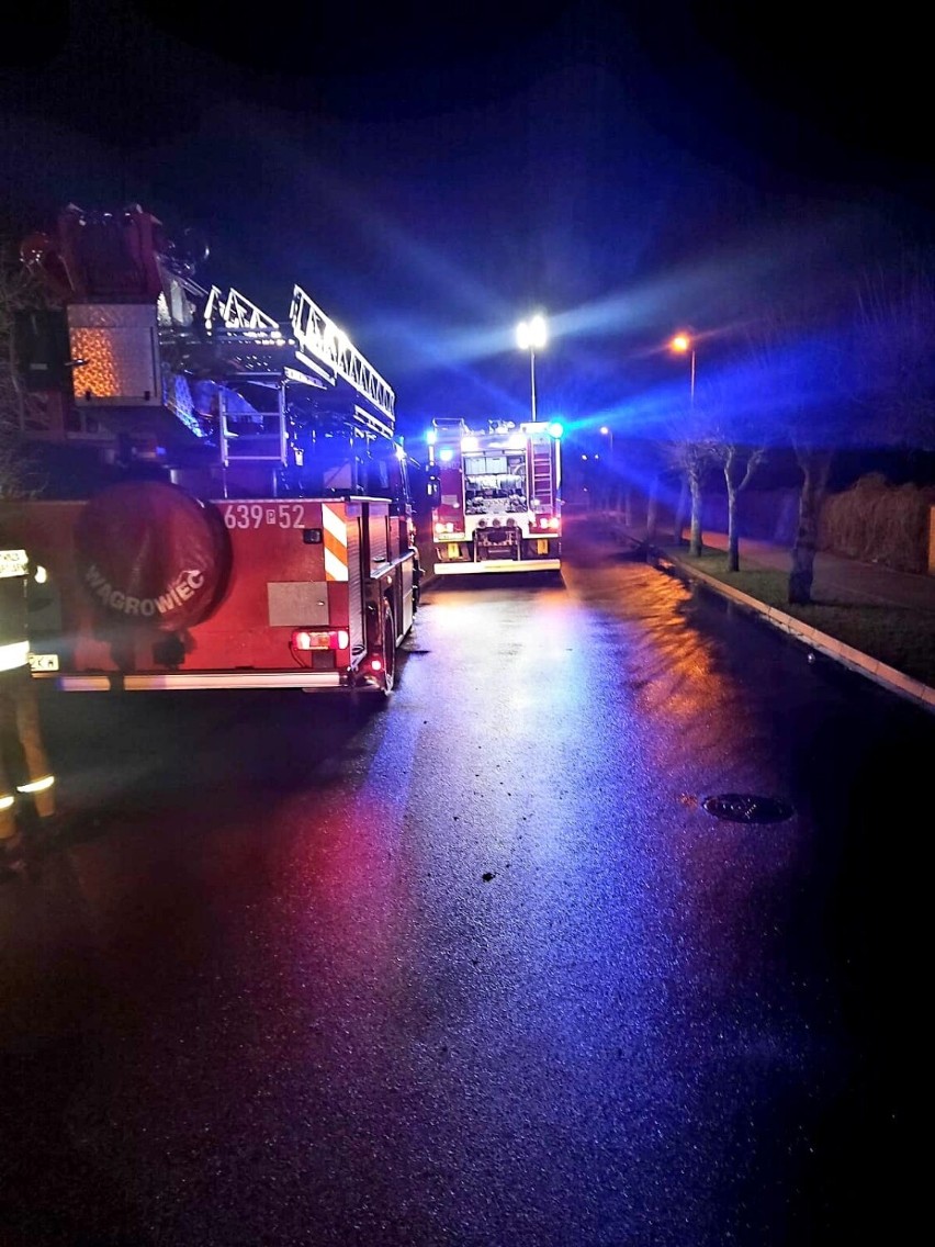 Damasławek. Strażacy wezwani do pożaru budynku mieszkalnego 