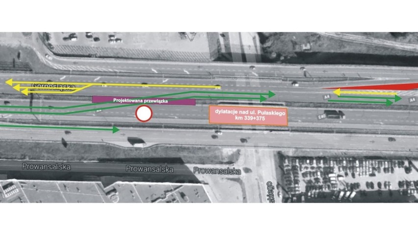 Korek na węźle Murckowska na A4 i DK86: Katowice w paraliżu drogowym