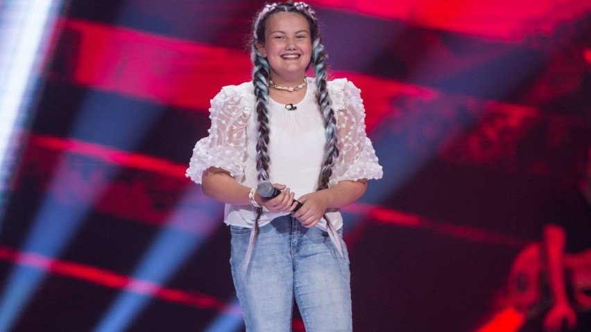 The Voice Kids. Roksana Wojtkowska z Nowego Dworu Gdańskiego zachwyciła jurorów swoim głosem