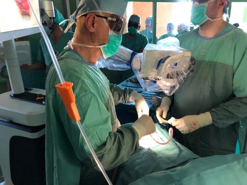 Pierwsza taka operacja neurochirurgiczna w kaliskim szpitalu. ZDJĘCIA