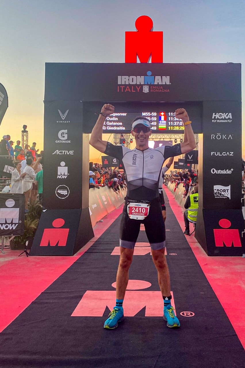 Dr hab. Grzegorz Hajduk z UR wystartował w zawodach IRONMAN Italy Emilia-Romagna