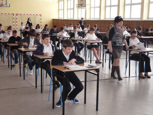 W PSP 7 w Radomsku sprawdzian pisało 58 uczniów