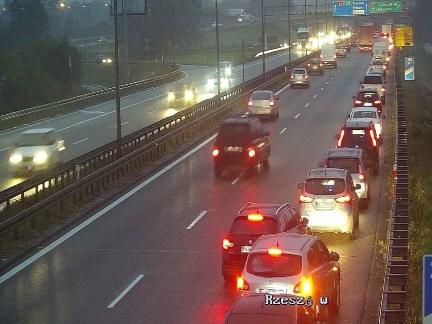 Uwaga kierowcy! Ogromny korek na autostradzie A4