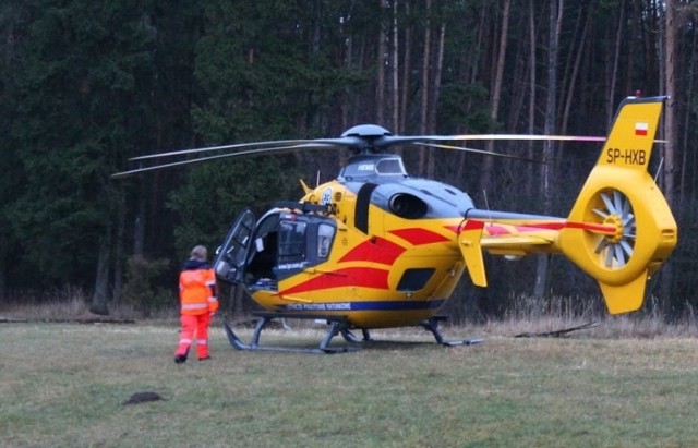 Śmigłowiec Lotniczego Pogotowia Ratunkowego przetransportował chłopczyka do Uniwersyteckiego Szpitala Klinicznego w Opolu.