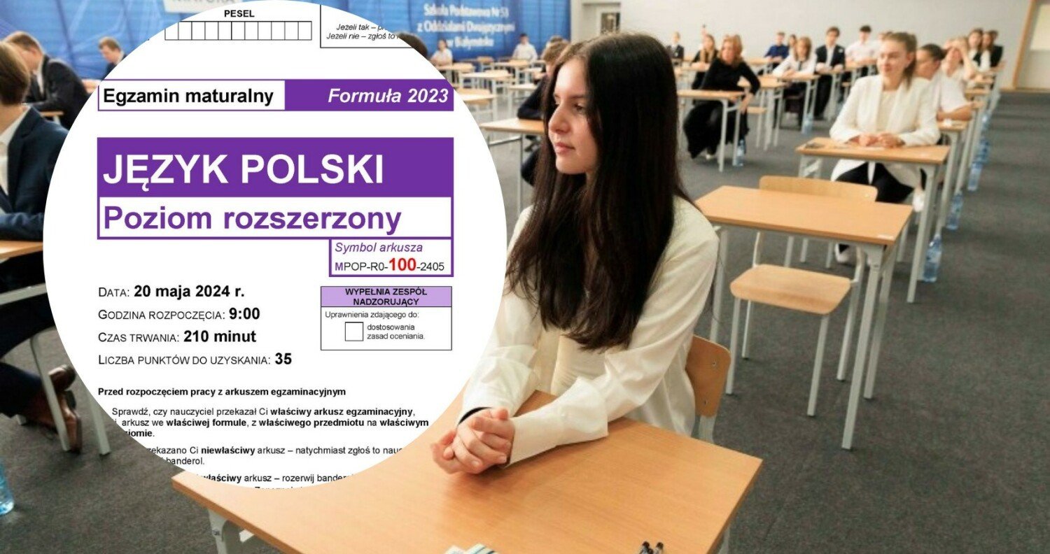 Matura 2024: język polski rozszerzony. Zobacz arkusz CKE i odpowiedzi