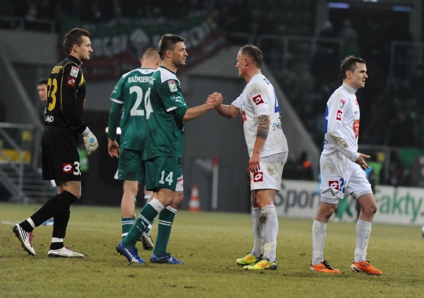 Wrocławianie stracili punkty w meczu z Ruchem Chorzów.