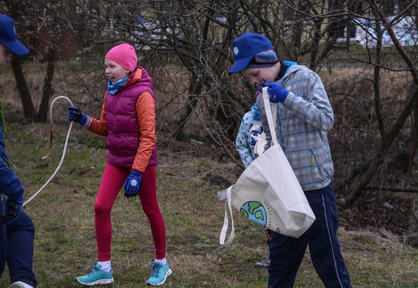 Jarosław Wałęsa zorganizował w Gdańsku plogging.