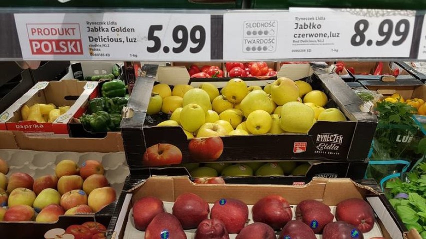 Astronomiczne ceny jabłek w Lidlu