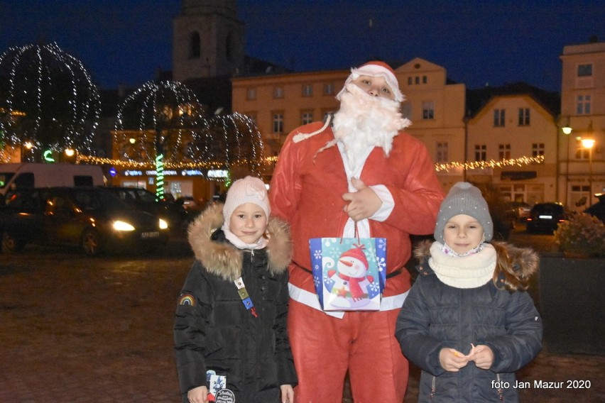 Mikołaj odwiedził Żagań i zostawił swoją czapkę na wieży...