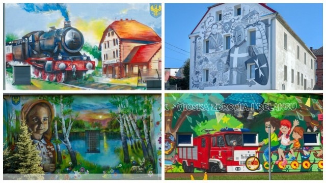 Takie murale na Opolszczyźnie już powstały. Kolejne powstaną w tym roku.