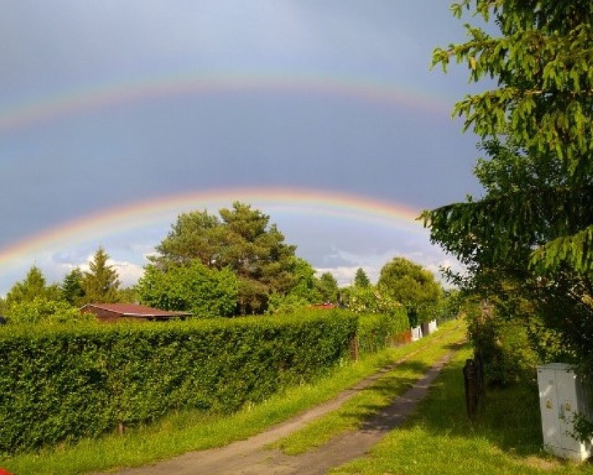 Takie widoki nad Zieloną Górą były w poniedziałek, 30 maja....