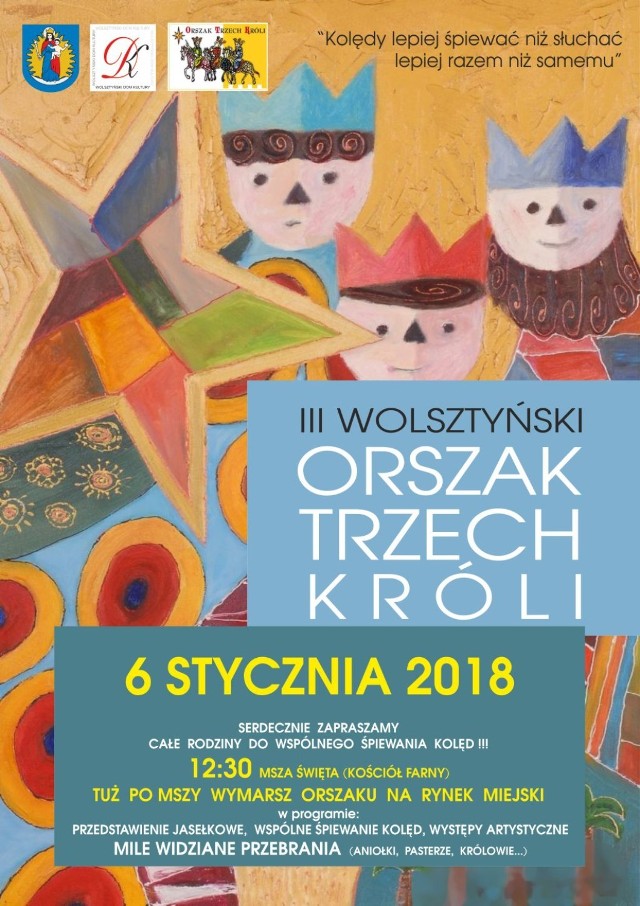 Orszak Trzech Króli po raz trzeci w Wolsztynie