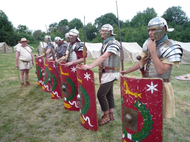 Przygotowanie do ataku na obóz rzymski