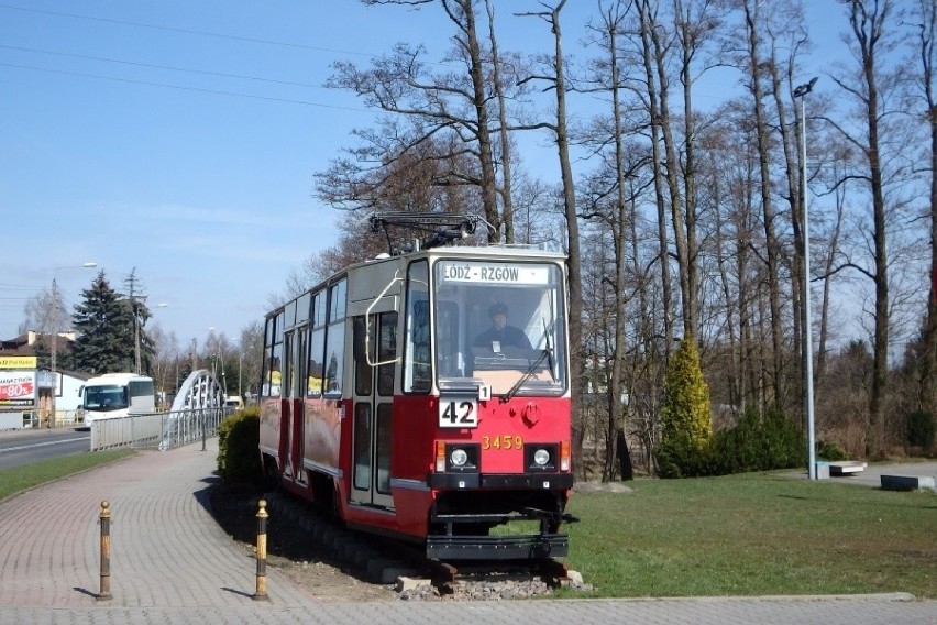 Kolejny eksponat w wagonie tramwajowym upamiętniającym podmiejską linię 42 