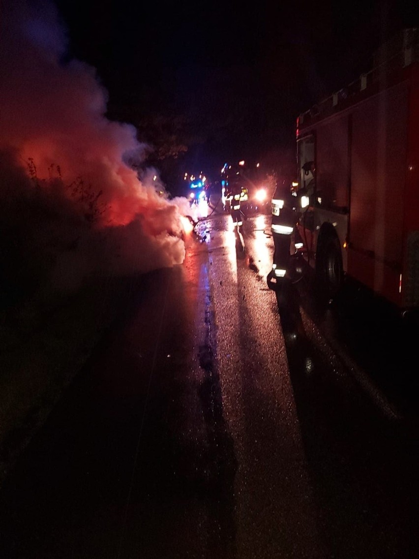 Wypadek na drodze Połczyno-Celbowo 29.09.2019