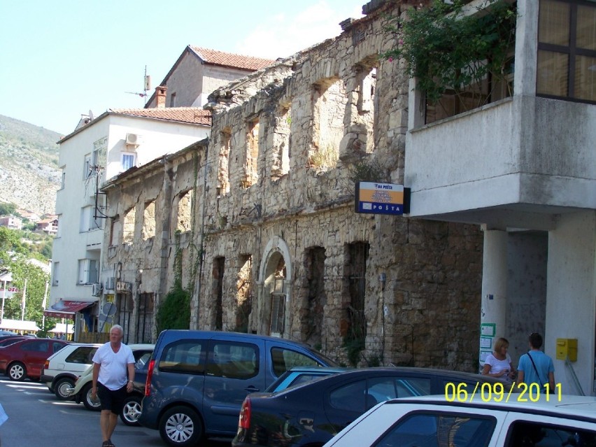 Wojenne "pamiątki" - Mostar