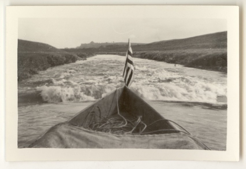 Spływ kajakiem po Rudawie, lata 30. XX wieku