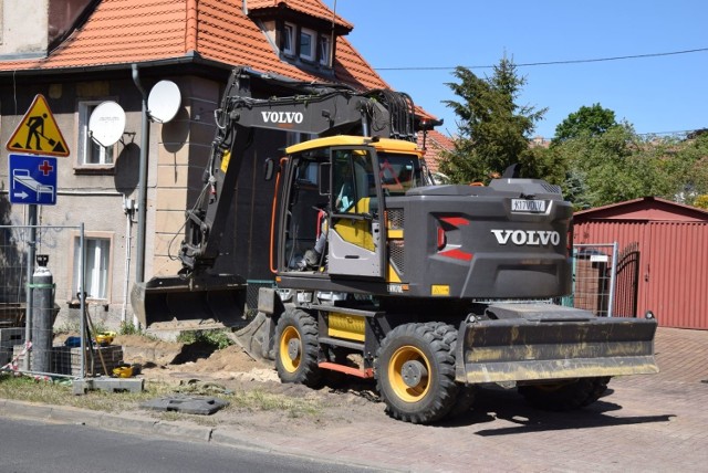 Prace remontowe przy ul. Podgórnej w Zielonej Górze