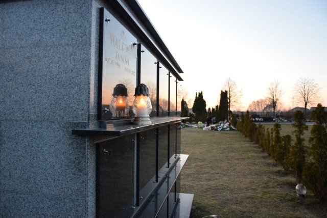 Tak obecnie wygląda kolumbarium na cmentarzu komunalnym przy ul. Niechorskiej w Sępólnie