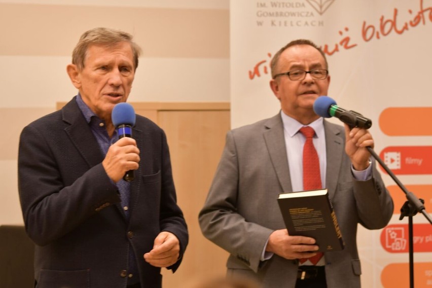 Jan Englert w Kielcach. W Wojewódzkiej Bibliotece Publicznej opowiadał o swojej książce 