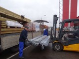 Z Piły wyjechał dzisiaj transport materiałów budowlanych dla ofiar nawałnicy w gminie Sośno