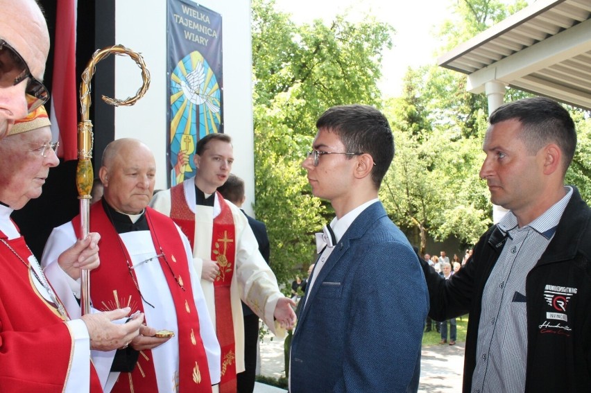 Sakramentu w parafii przy ulicy Kościuszki w Bełchatowie...