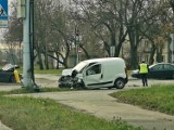 Lublin. Zderzenie czterech samochodów na Kalinowszczyźnie. Dwie osoby trafiły do szpitala