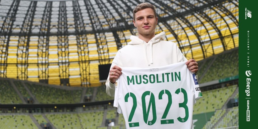 Mykoła Musolitin będzie grał w Lechii Gdańsk z numerem 78