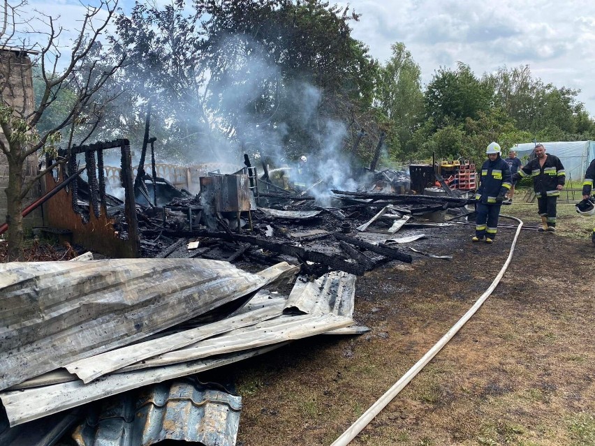 Areszt dla podpalacza, który w poniedziałek wywołał pożar w Bonarowie, w gminie Słupia