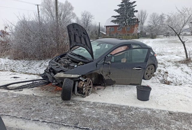 Wypadek na ul. Orzeszkowej w Radgoszczy