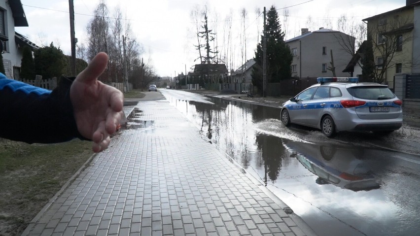 Ulica Gliniana od 7 lat jest nieustannie zalewana.