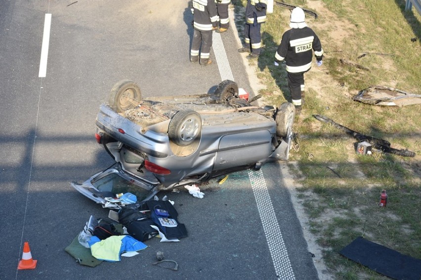 Wypadek na Drodze Ekspresowej S3 w Legnicy [ZDJĘCIA]