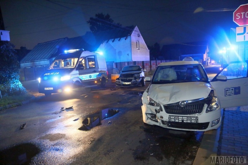 Wypadek w Kępie pod opolem. Do szpitala trafiły dwie osoby.