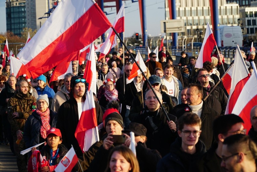 II Poznański Marsz Niepodległości miał spokojny przebieg....