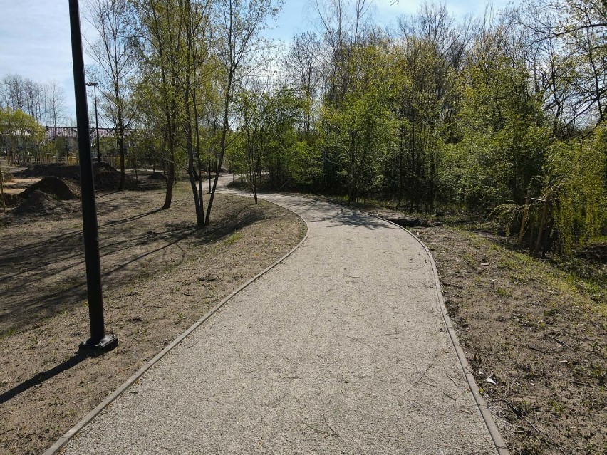 Nowy park  w Lesznie