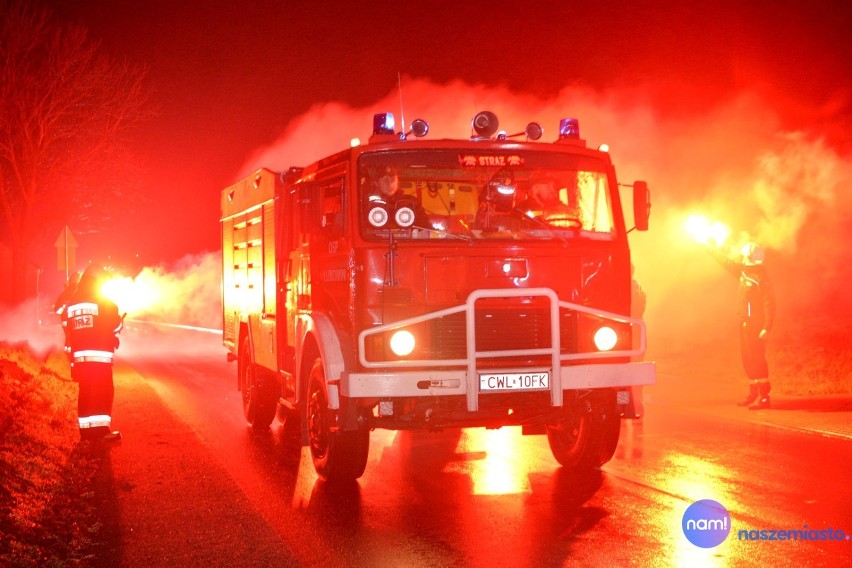 Wóz strażacki z Bitwy o wozy przyjechał do gminy Boniewo