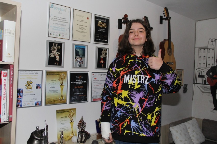 12-letni Beniamin Nowacki z Brzezin wystąpi w muzycznym programie telewizyjnym "The Voice Kids"