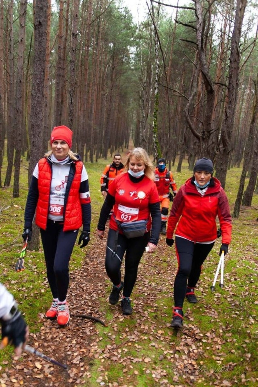 Tak było podczas Niepodległościowego Marszu Nordic Walking...