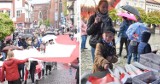 Mieszkańcy Oświęcimia ponieśli 20-metrową biało-czerwoną flagę ulicami miasta z okazji 232 rocznicy uchwalenia Konstytucji 3 Maja